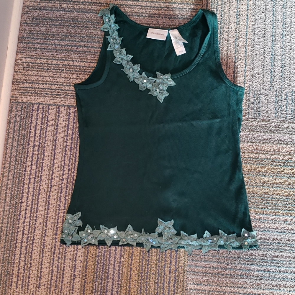 Womens Tank Tops - Group Of 3. Green And Purple - Picture 3 of 4